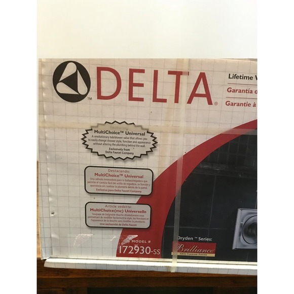 Delta DRYDEN Monitor(R) 17 Series Shower Trim in Stainless 172930-SS - Picture 3 of 4